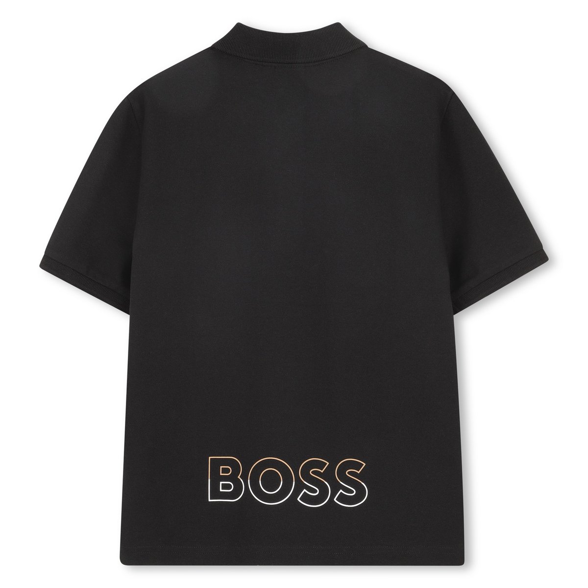 Polo manches courtes black, BOSS KIDSWEAR