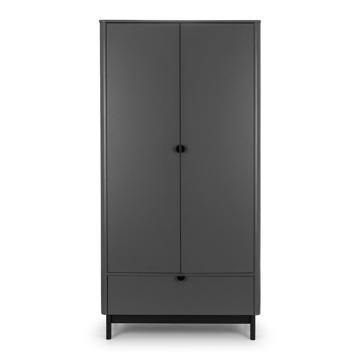 Alexis 2 Door Wardrobe with Drawer slate grey, SO'HOME