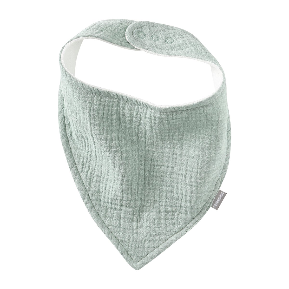 Lot de 3 bavoirs bandanas en gaze de coton broceliande, VERTBAUDET