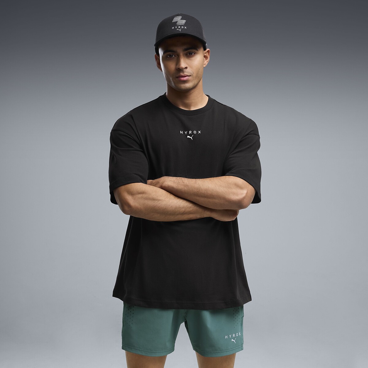 T-shirt lifestyle Hyrox preto , PUMA
