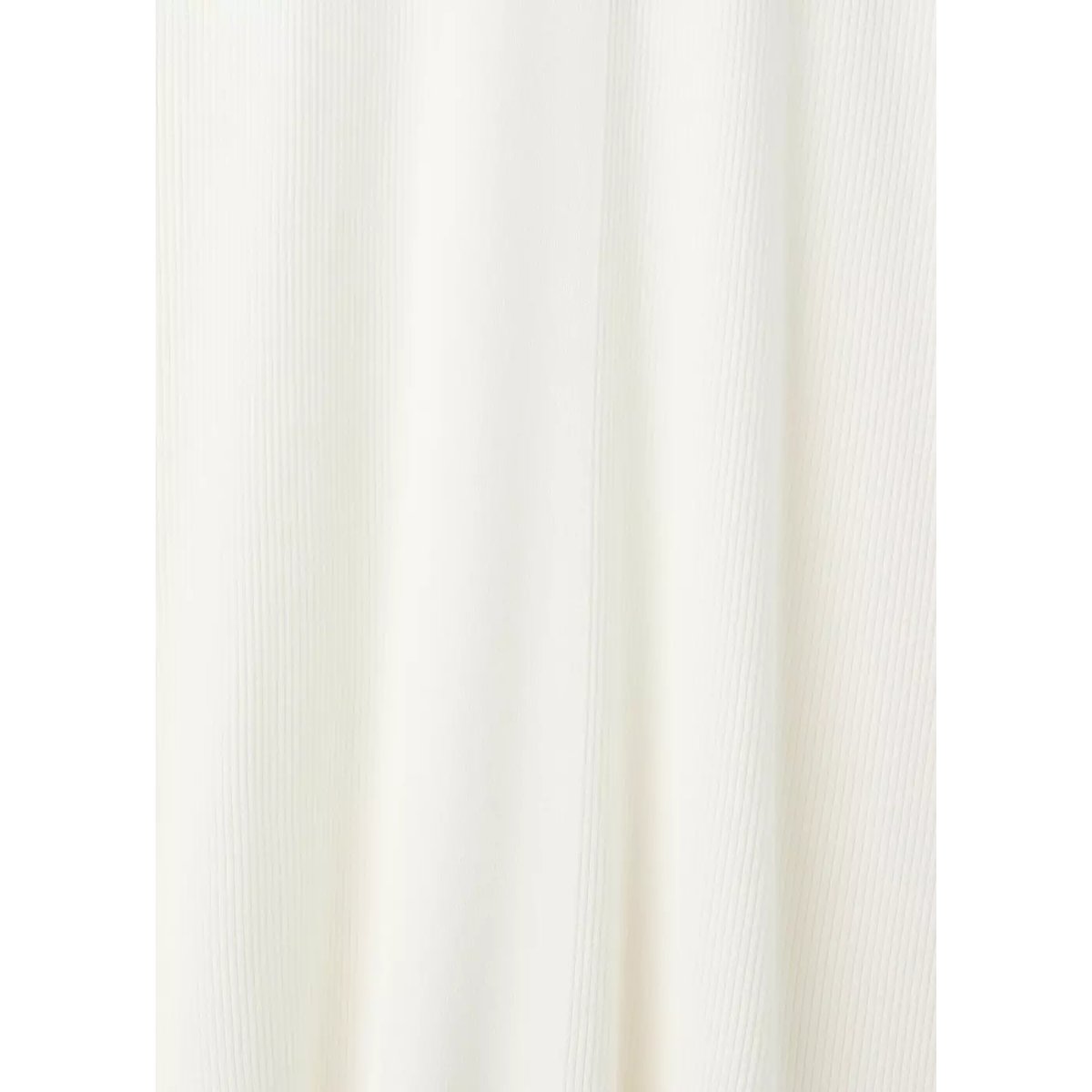 Robe en maille col V blanc, MANGO