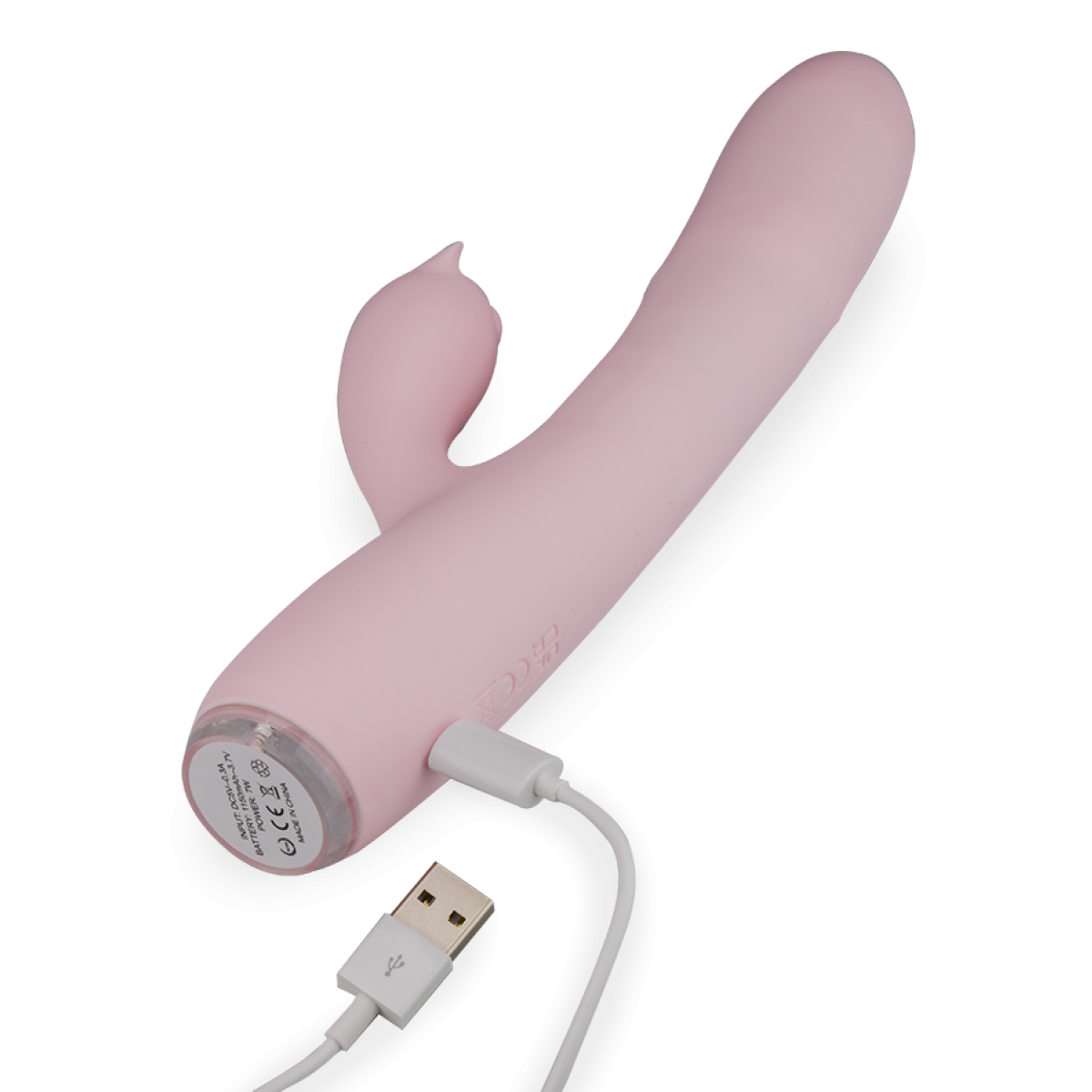 Vibromasseur puissant rabbit va-et-vient et chauffant Twenty rose, LOVE AND VIBES