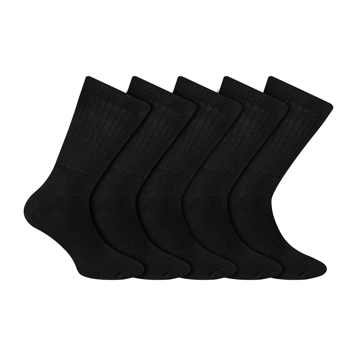 Lot de 5 paires de chaussettes ecodim sport noir, DIM