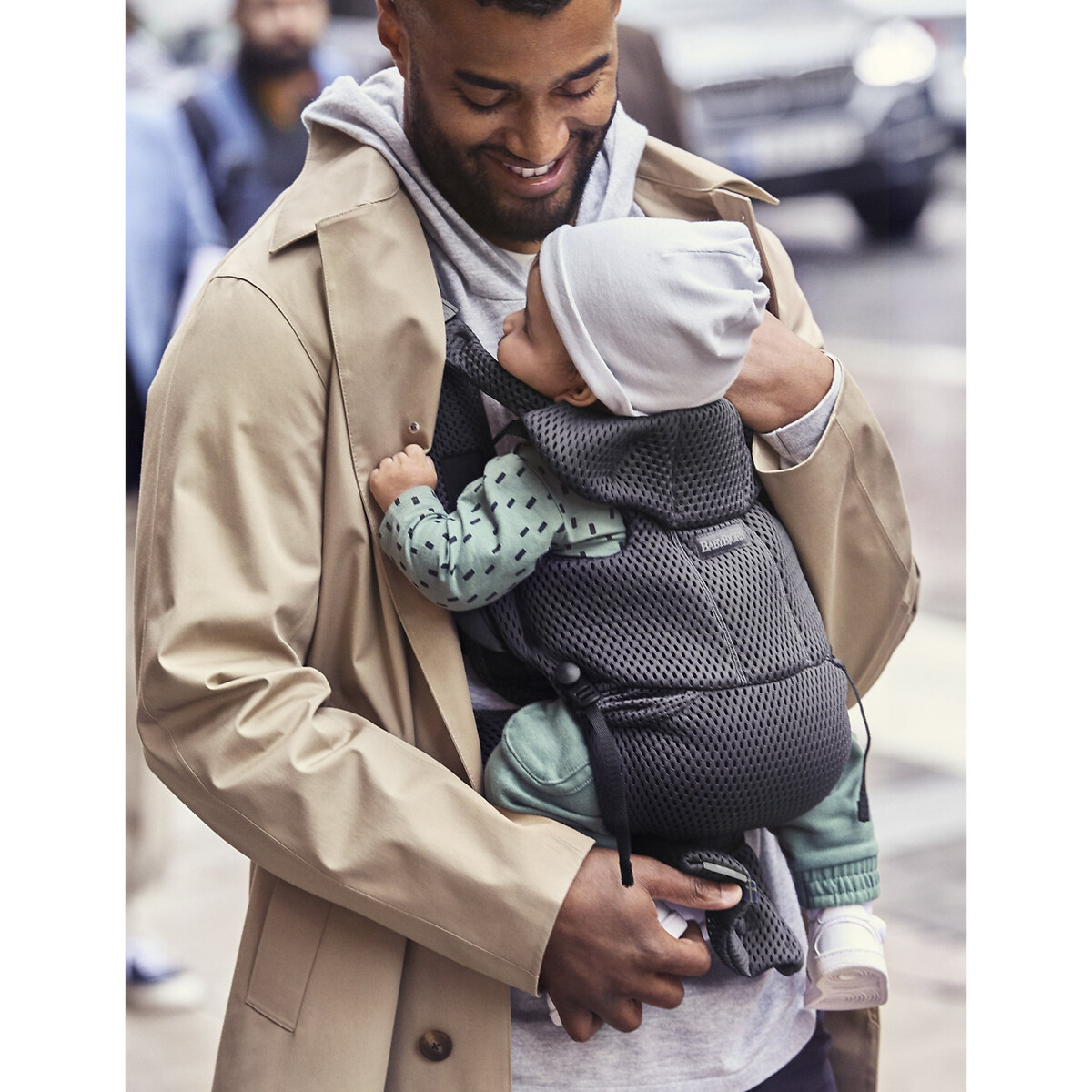 Draagzak move mesh 3D antraciet, BABYBJORN