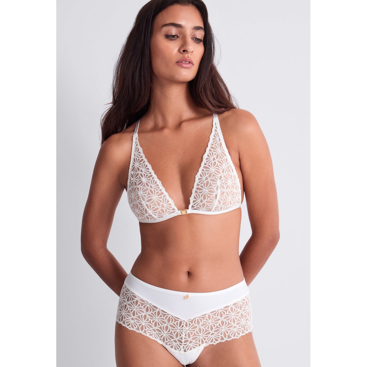 Soutien gorge Triangle Secret Memories. blanc, AUBADE