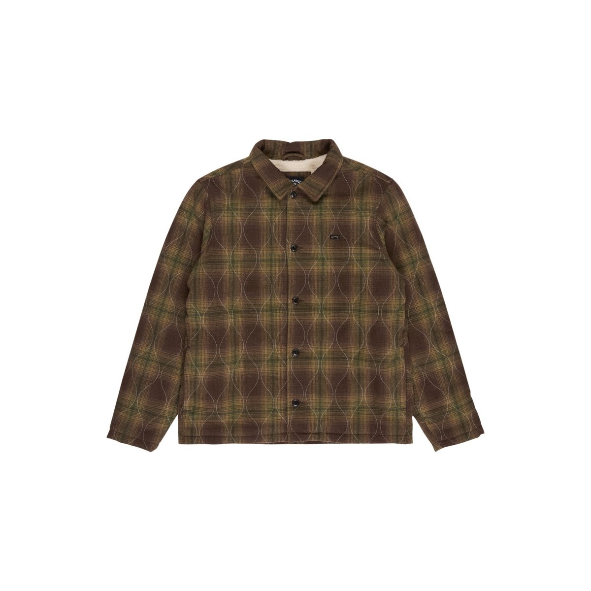 Veste à carreaux isolante HILLS marron dark cedar, BILLABONG
