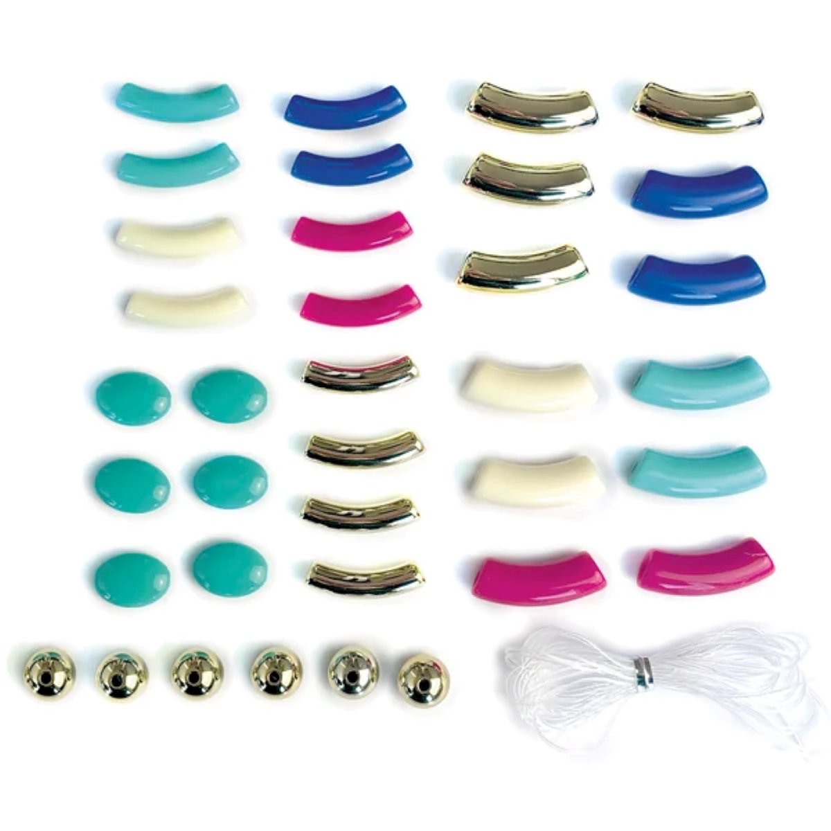 Atelier de bijoux chic tubes bleu, SYCOMORE