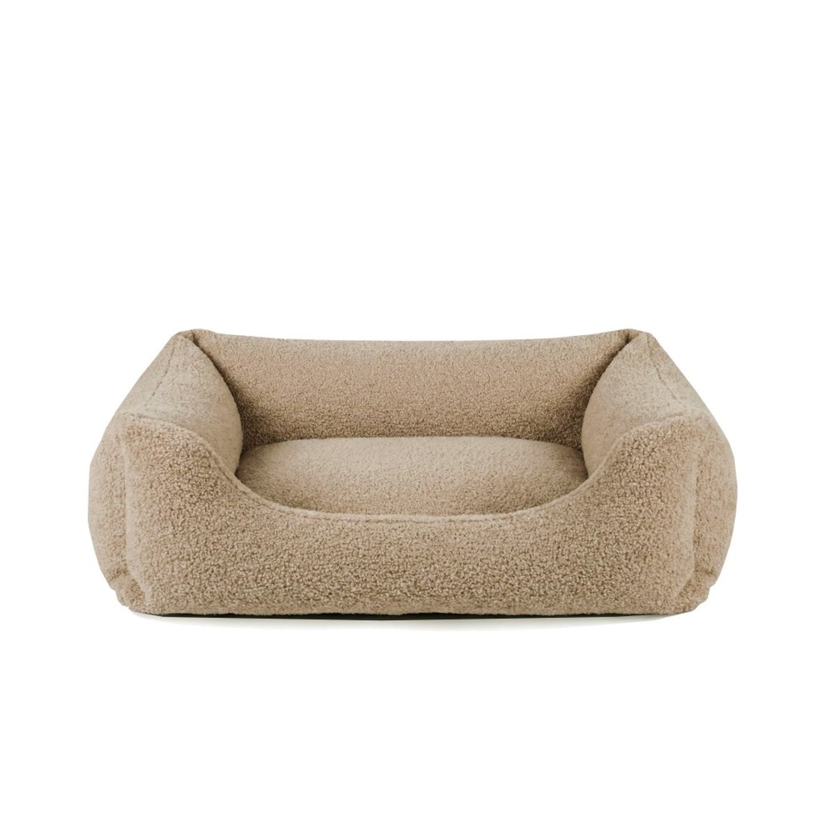 Panier chien orthopédique tissu bouclette, TUILERIES beige, BAGANE