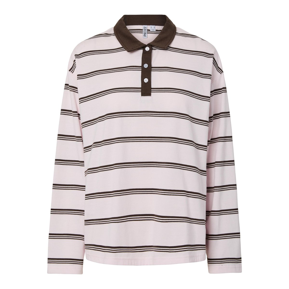 Polo À Manches Longues rouge - pink-a-boo, PIECES