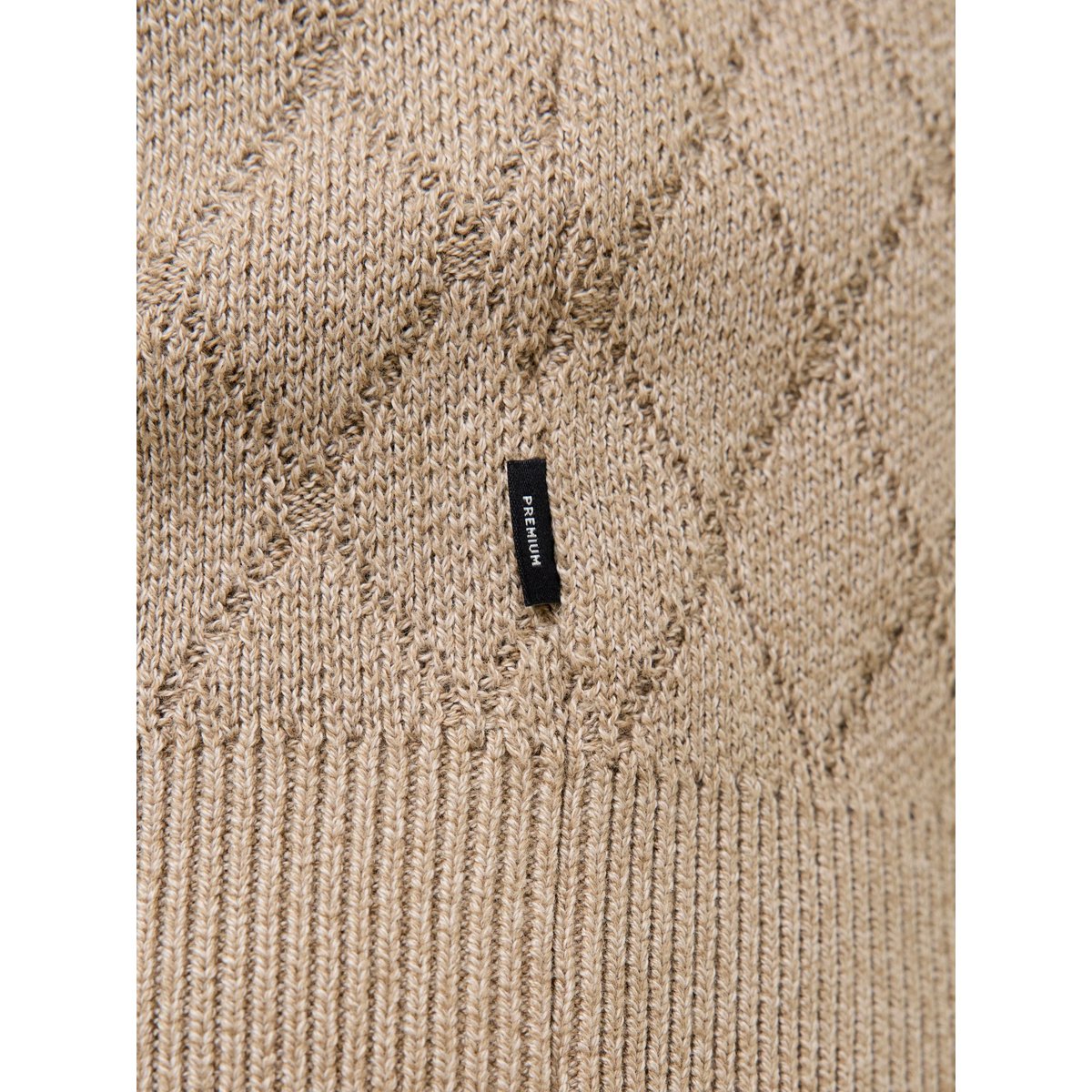 Pull En Maille petrified oak, JACK & JONES