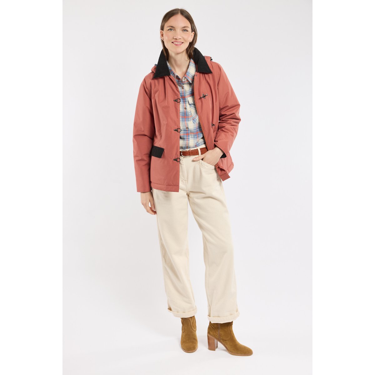 Parka courte BRISE sienne, BERMUDES