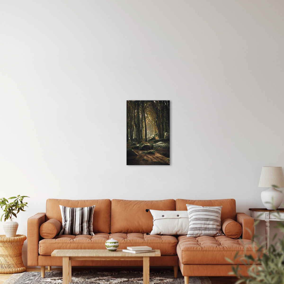 Tableau Mural Sous Bois FORÊT tableaux sur toile-vert, CEANOTHE