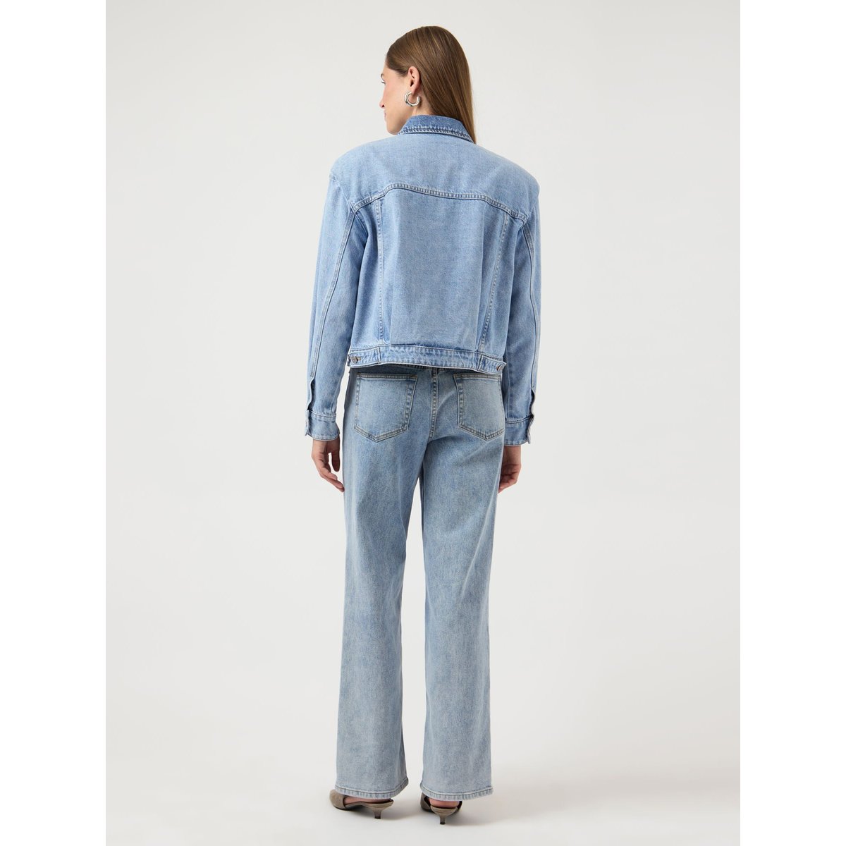 Veste En Jean light blue denim, YAS