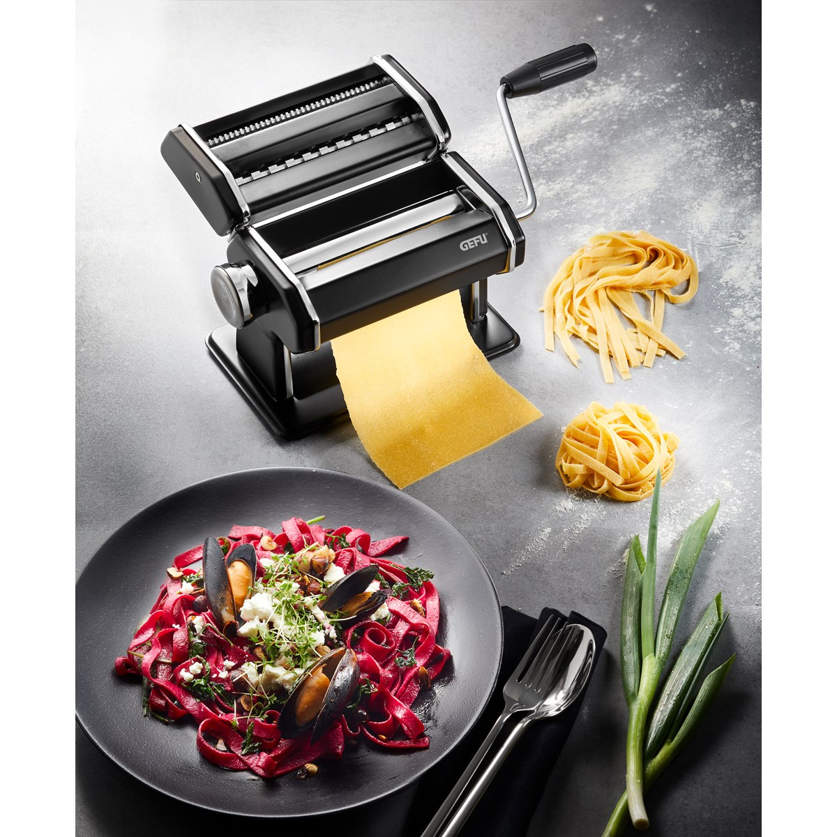 Machine à pâte PASTA PERFETTA argent, GEFU