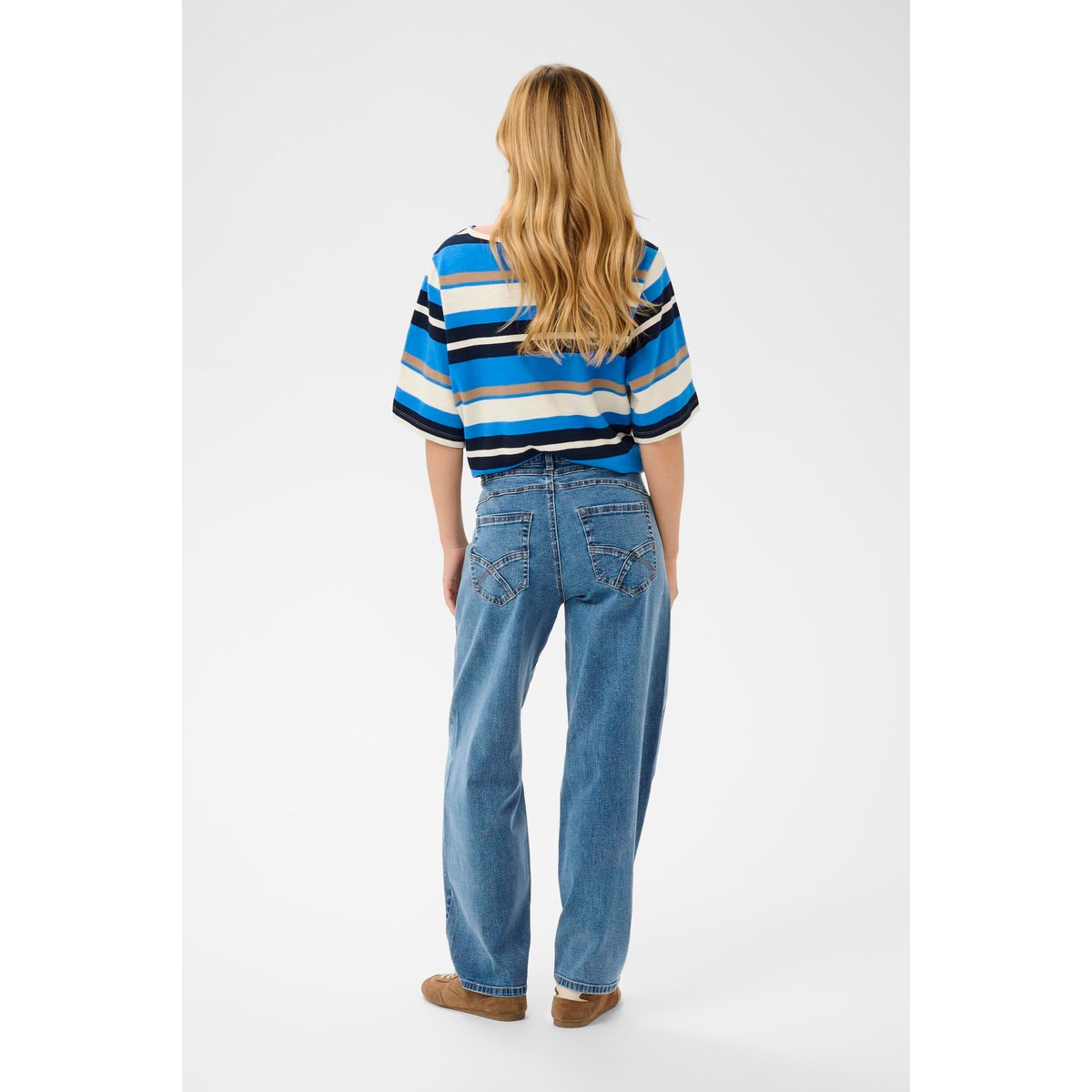 Jeans bleu cambell medium blue denim, CREAM