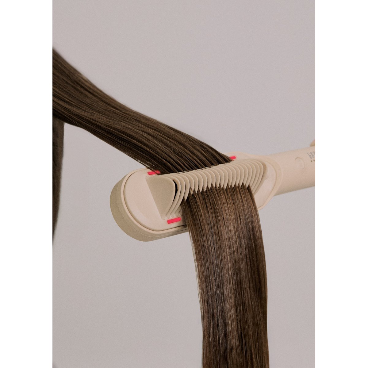 Brosse lissante ionique avec traitement LEDION LED STYLER noir, CREATE
