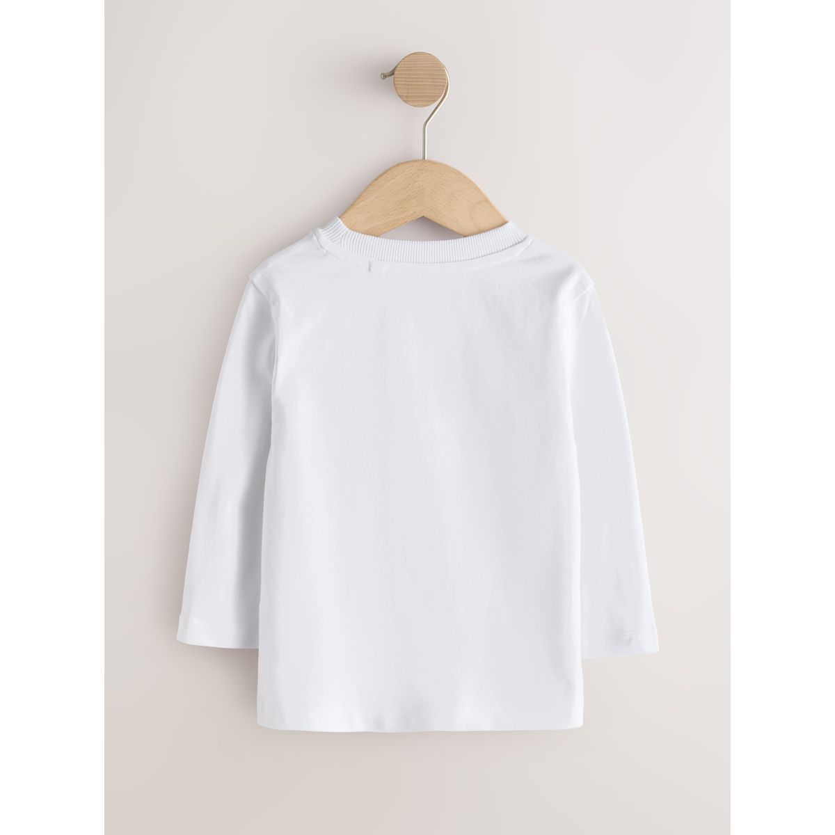 T-shirt à manches longues, lot de 5 blanc, NEXT