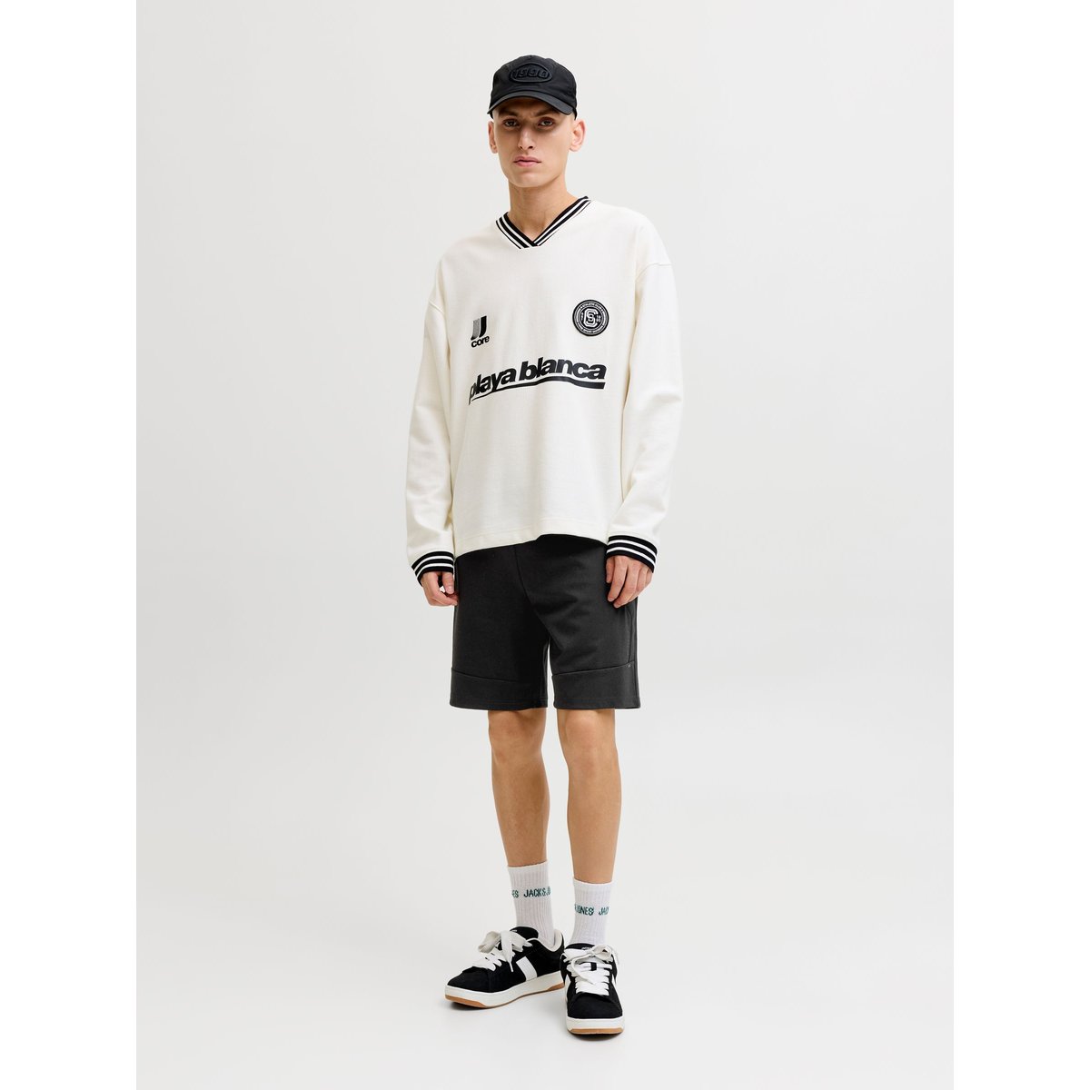 Short En Molleton black 1, JACK & JONES
