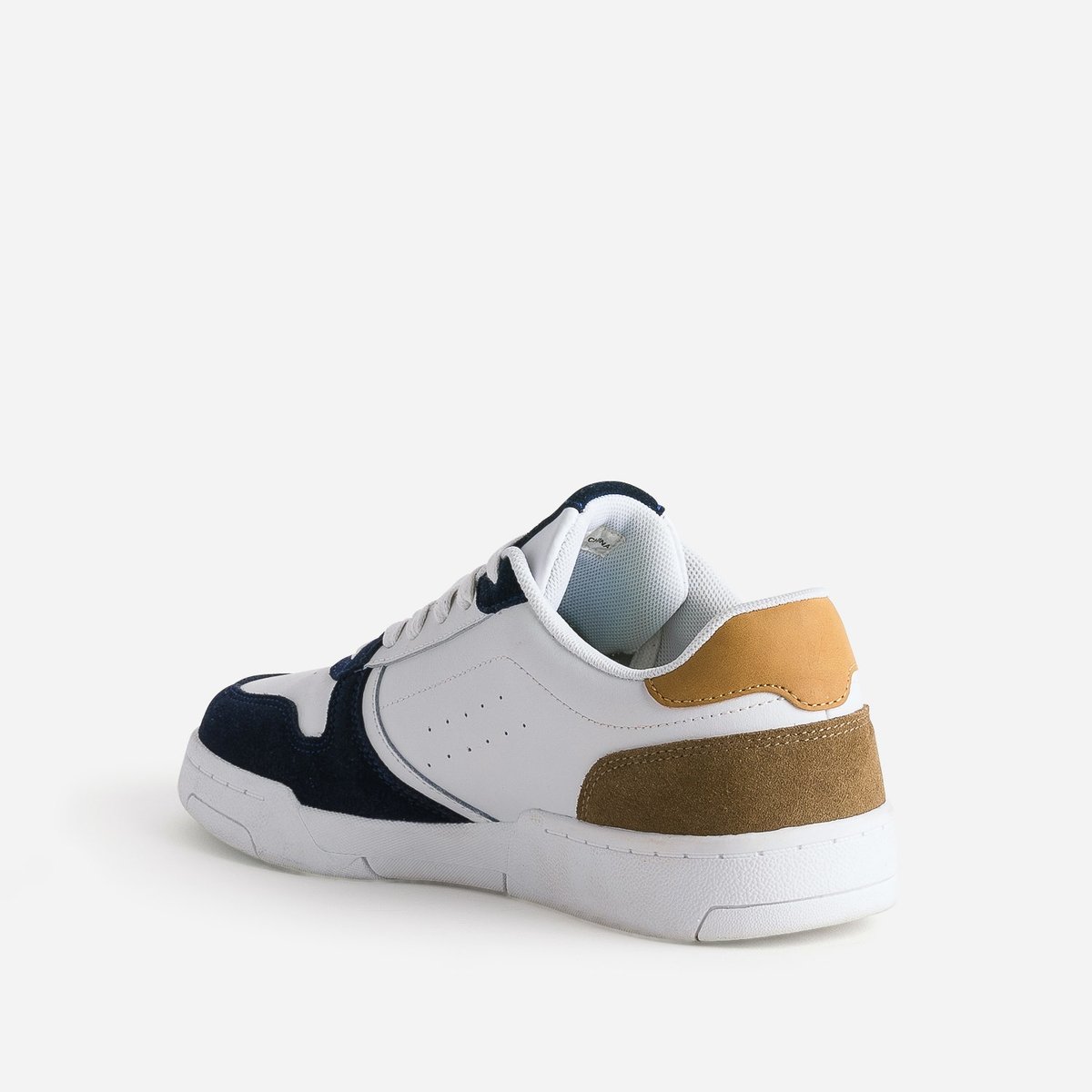 Basket en cuir DANILO blanc, ERAM