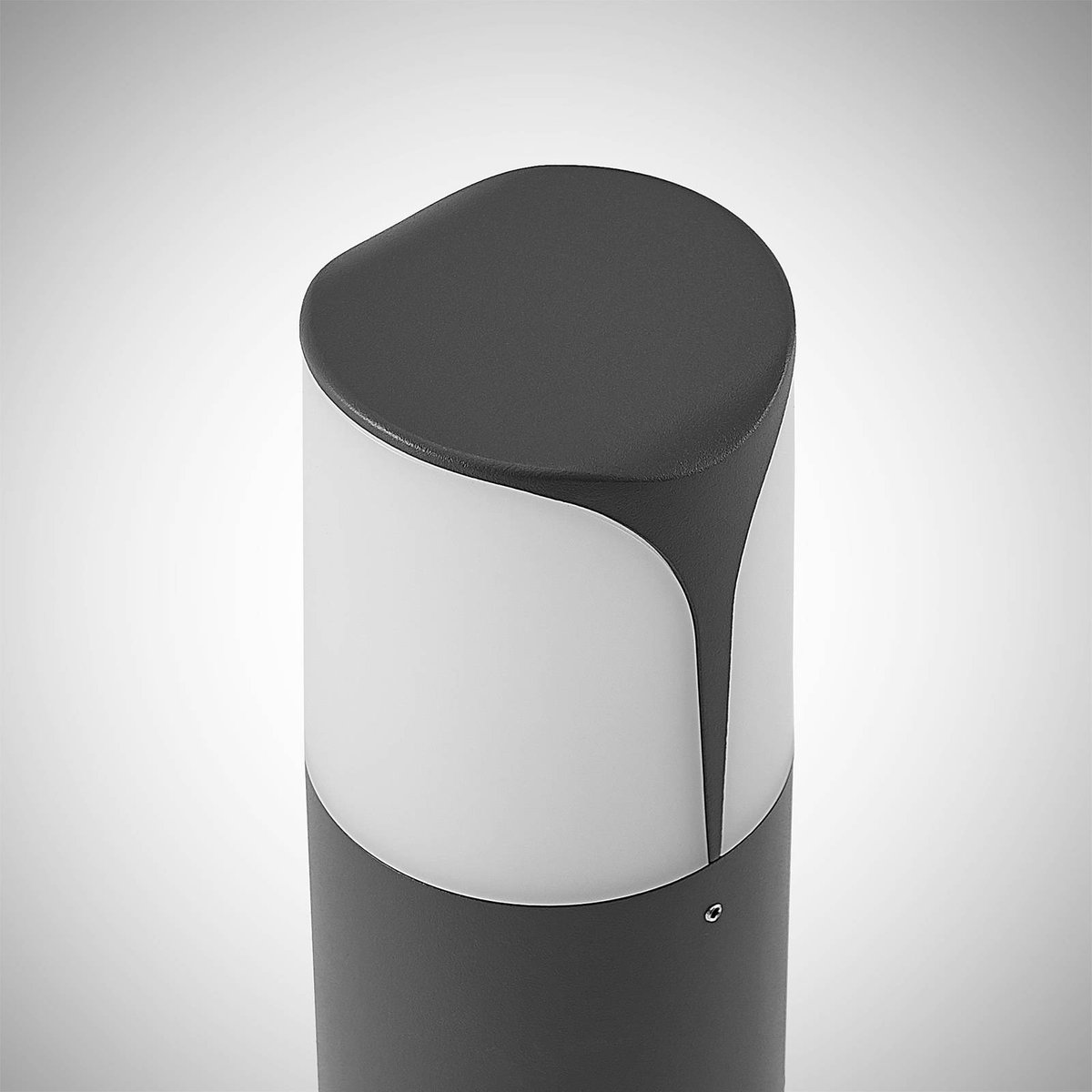 Luminaire extérieur en aluminium moderne anthracite, blanc, LUCANDE
