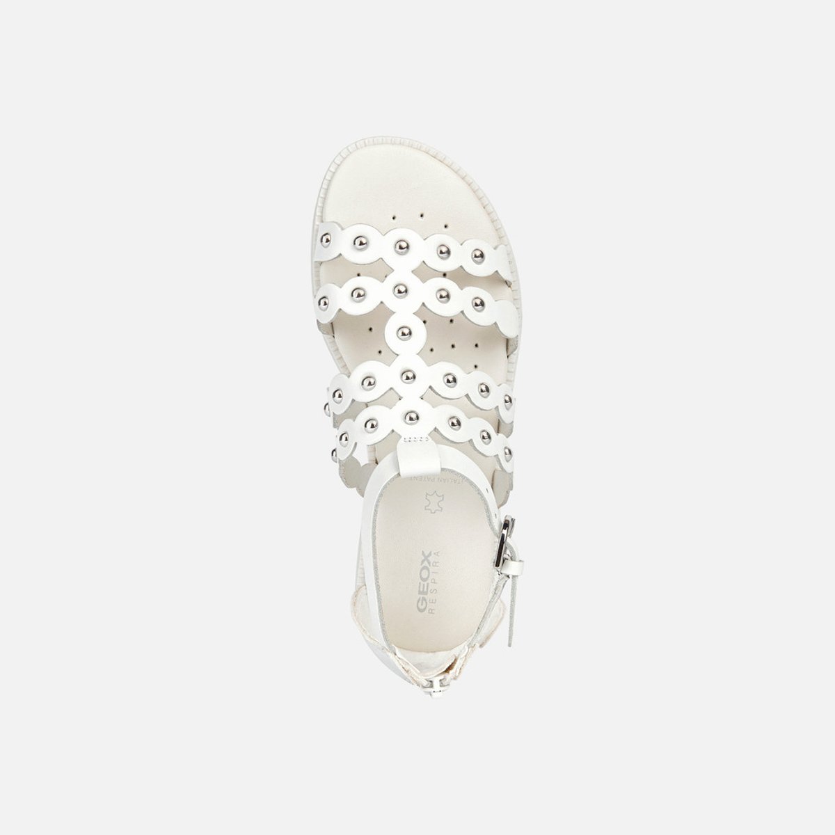 Sandales JR SANDAL KARLY blanc, GEOX