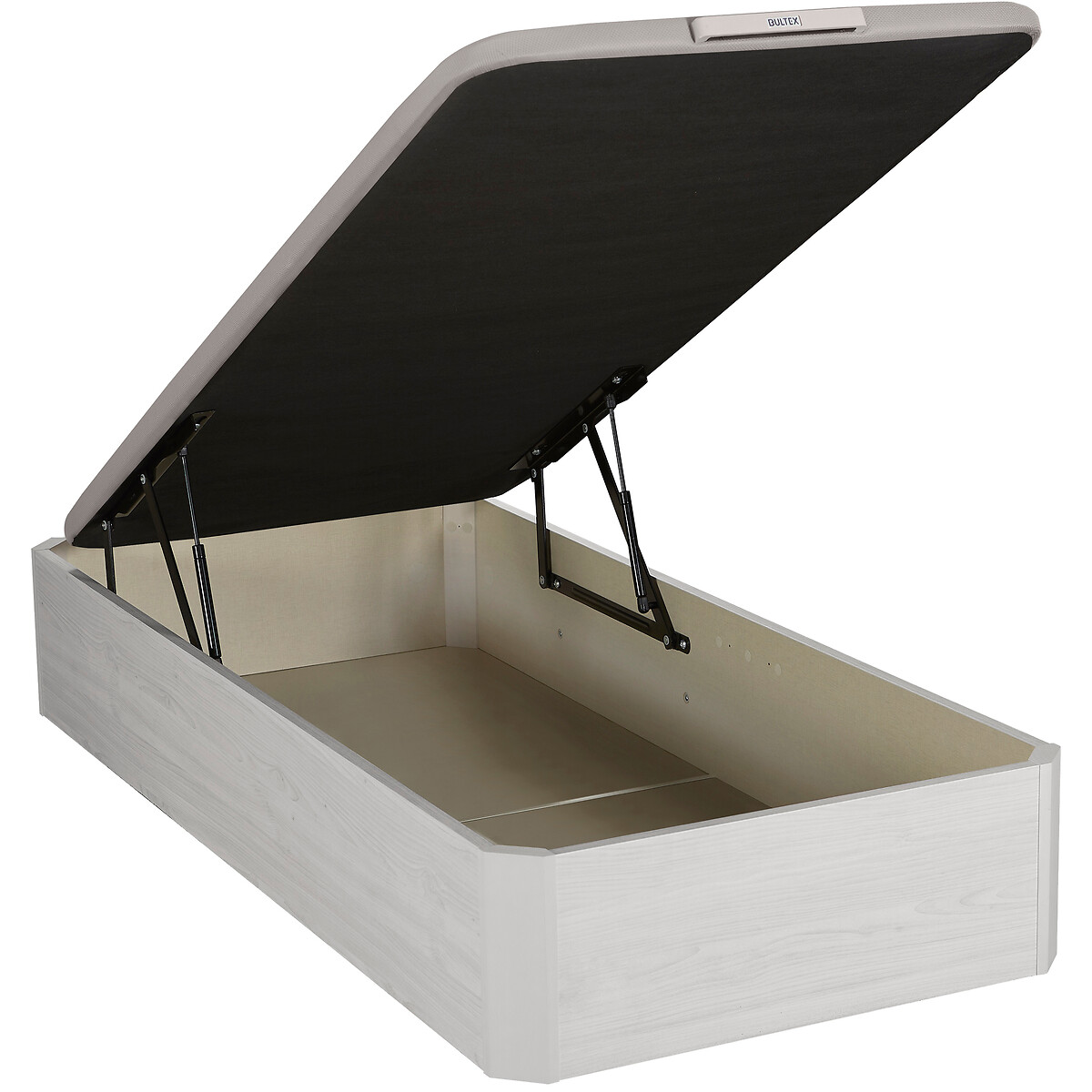 Sommier lit coffre, Space Up  chêne blanchi, BULTEX
