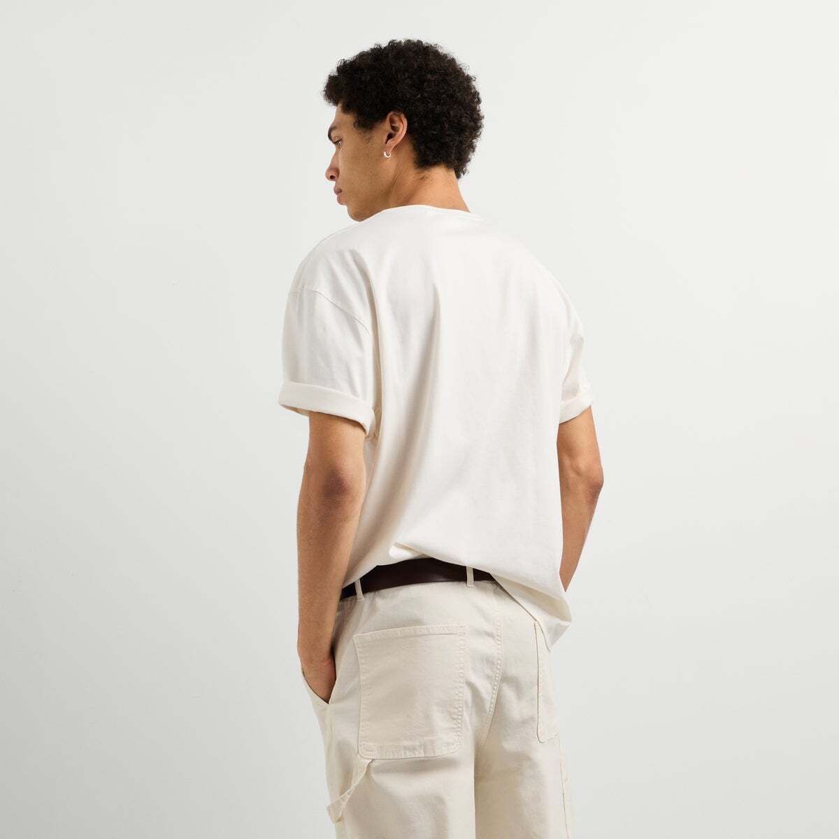 T-Shirt À Imprimé Graphique Coupe Casual blanc cassé, PEPE JEANS