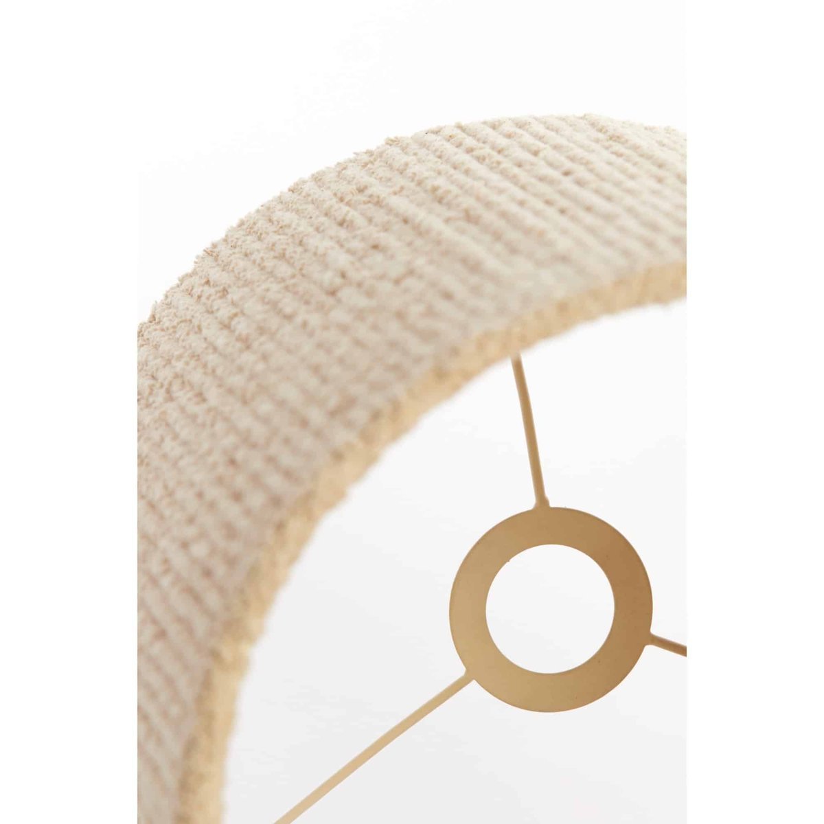 Abat-Jour Textiles MEDANA crème, LIGHT & LIVING