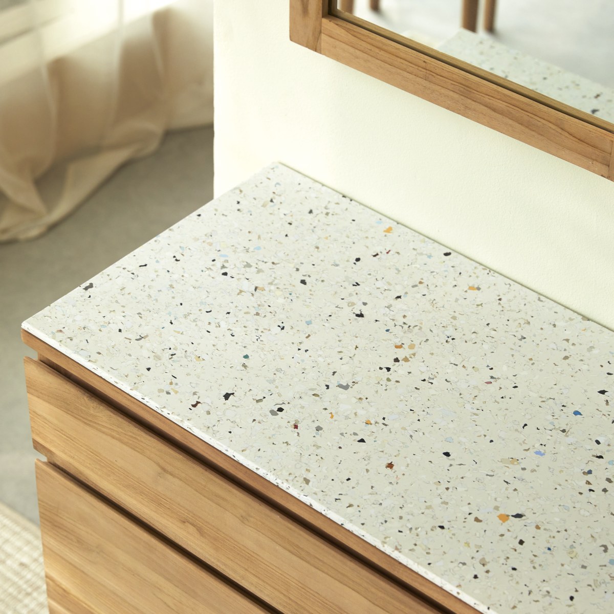 Vasque en Plastique recyclé, JIM beige, TIKAMOON