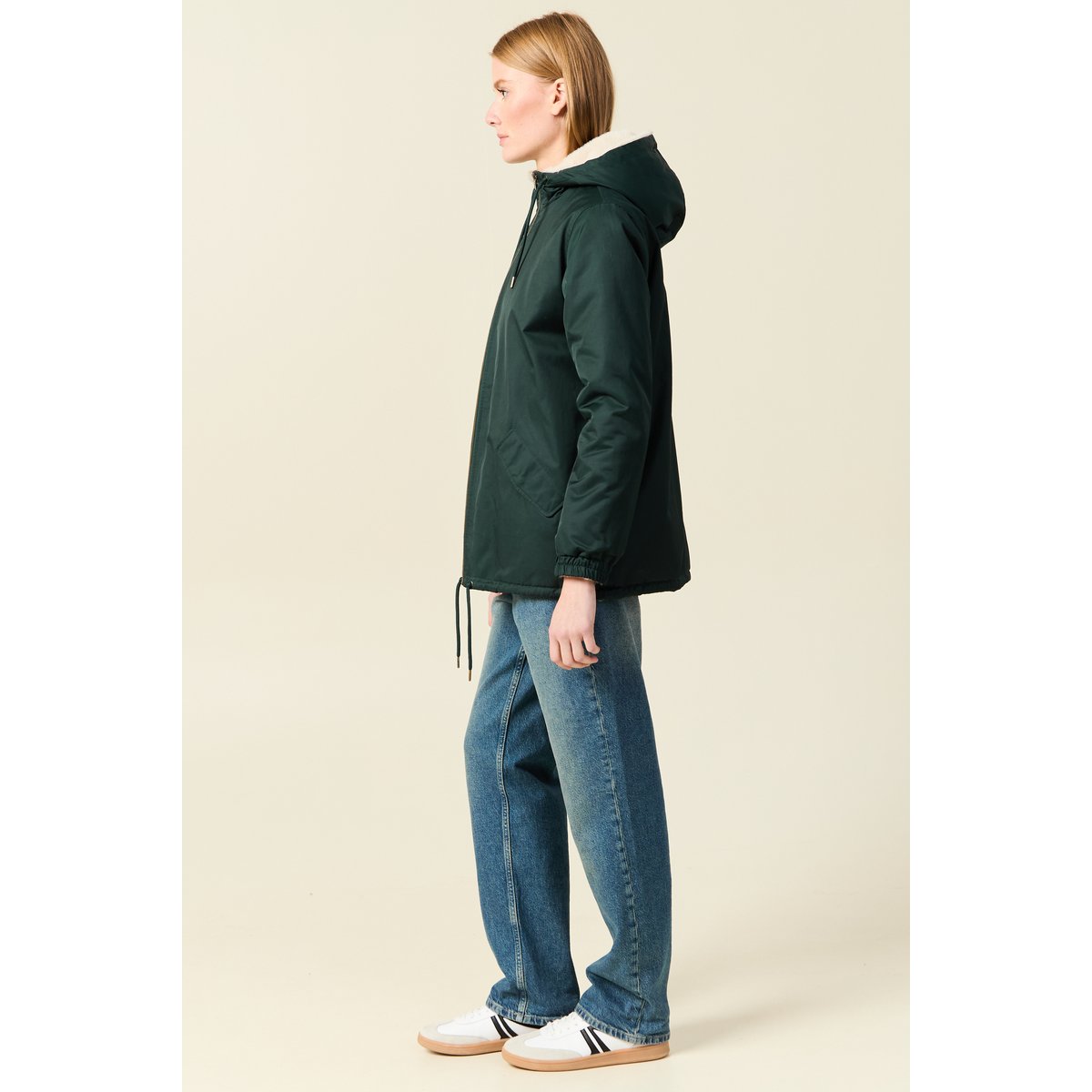 Parka réversible vert, BONOBO