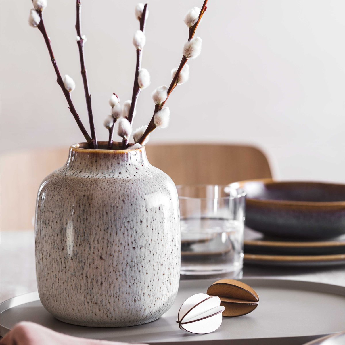 Vase Nek Beige Petit LAVE beige, LIKE. BY VILLEROY & BOCH
