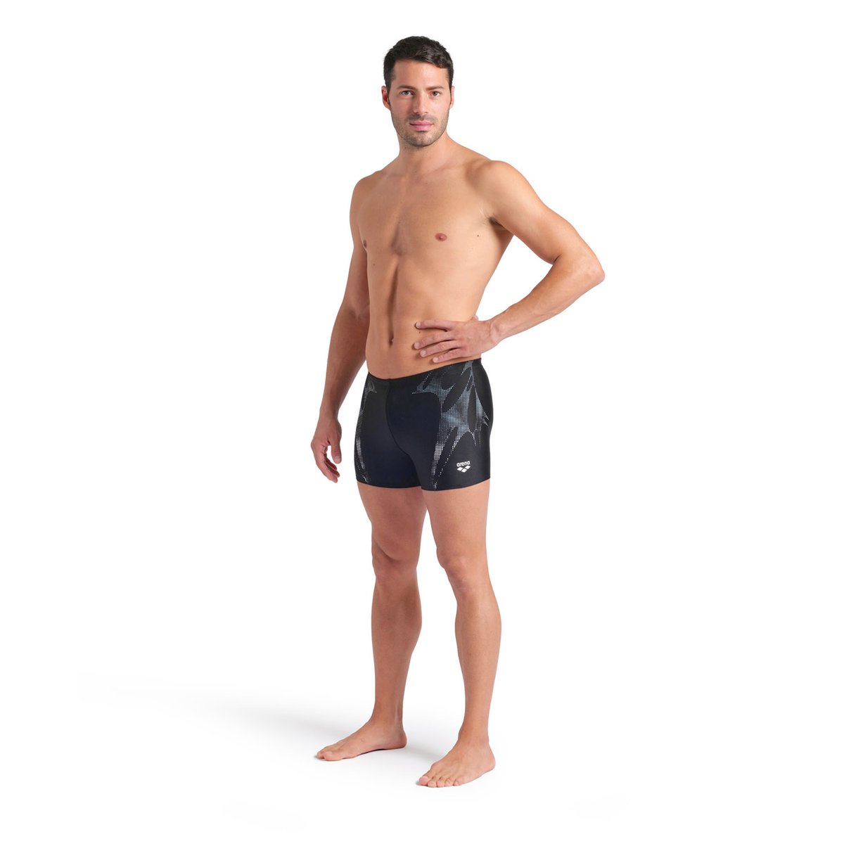 Short de bain arena Feel Spider Web pour homme black-white, ARENA
