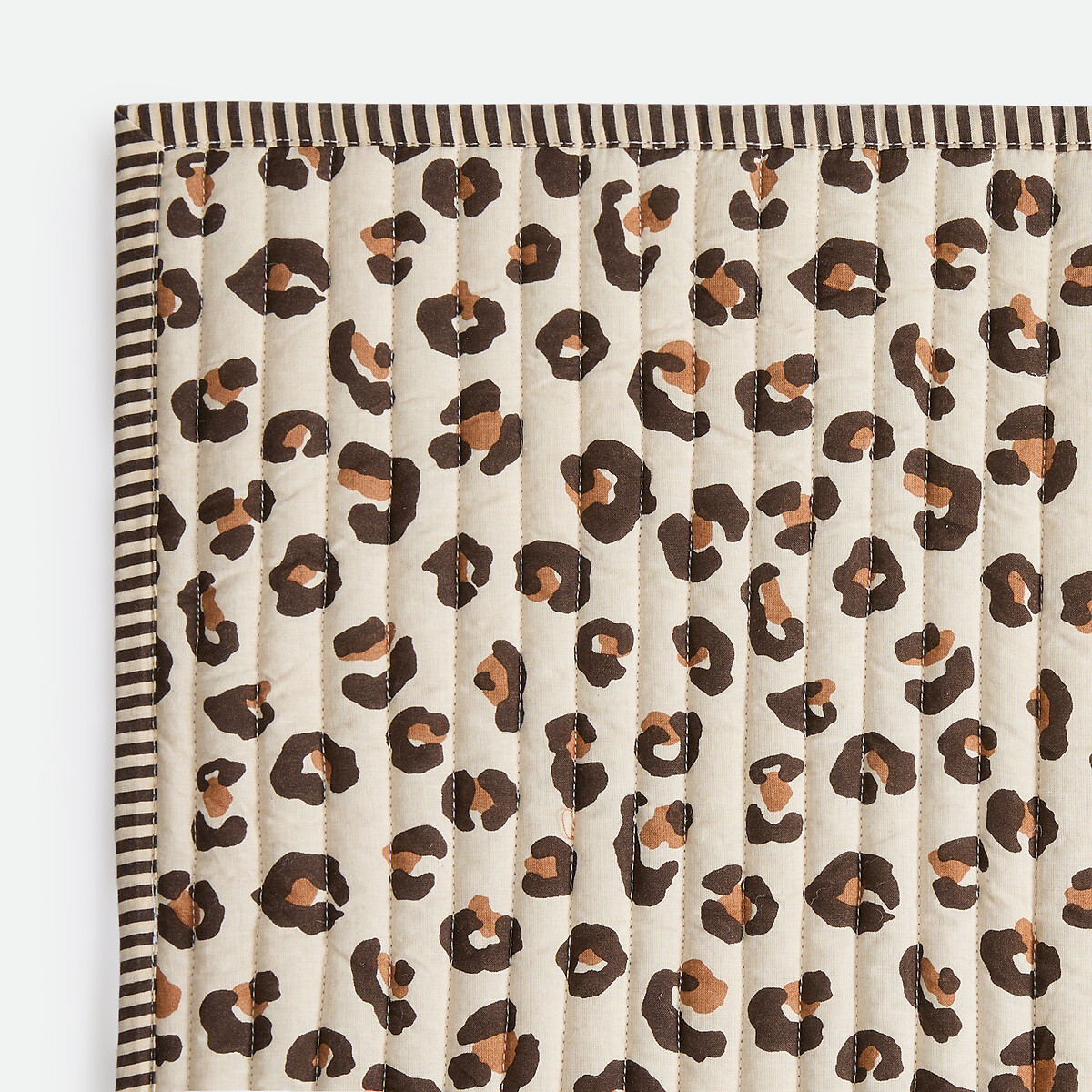 Set of 2 Leopold Leopard Print Cotton Voile Reversible Placemats leopard print, LA REDOUTE INTERIEURS
