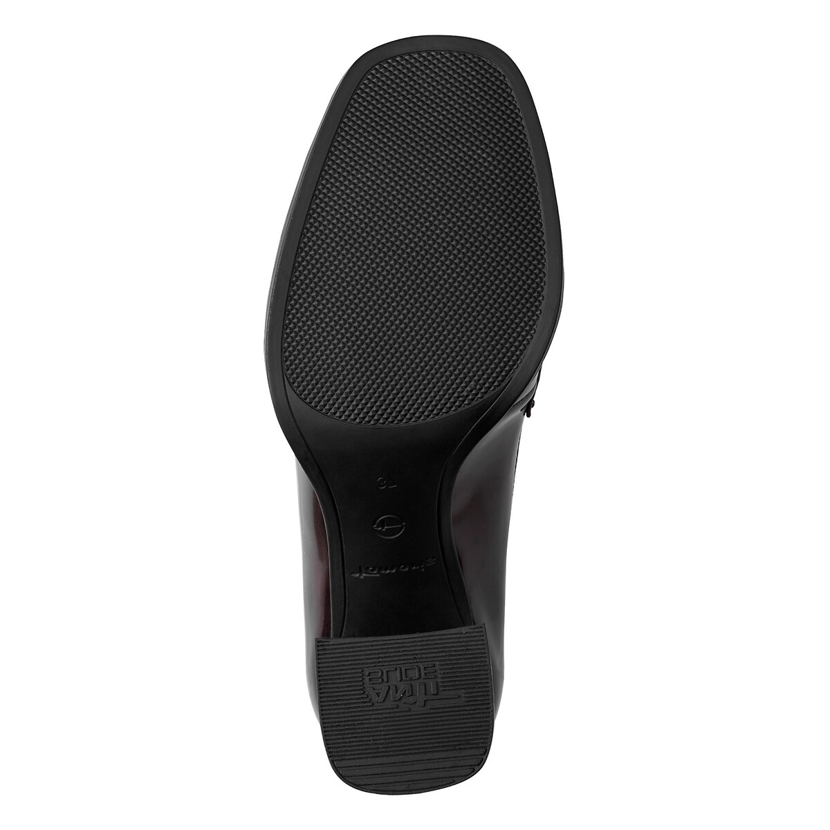Mocassins à talons merlot, TAMARIS
