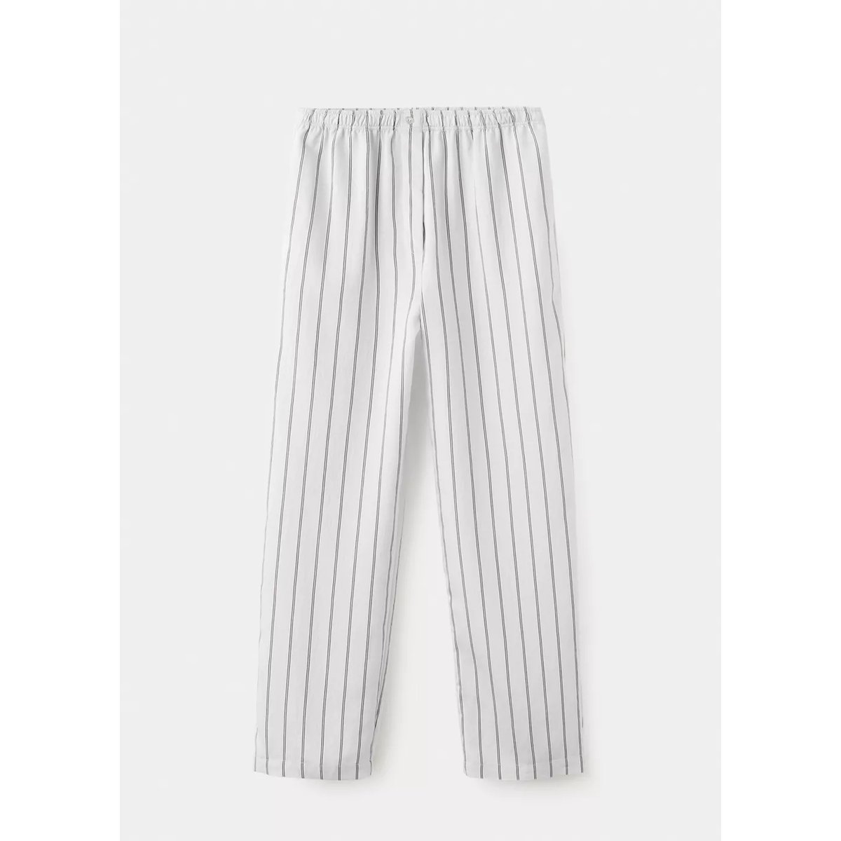 Pantalon pyjama rayures gris, MANGO