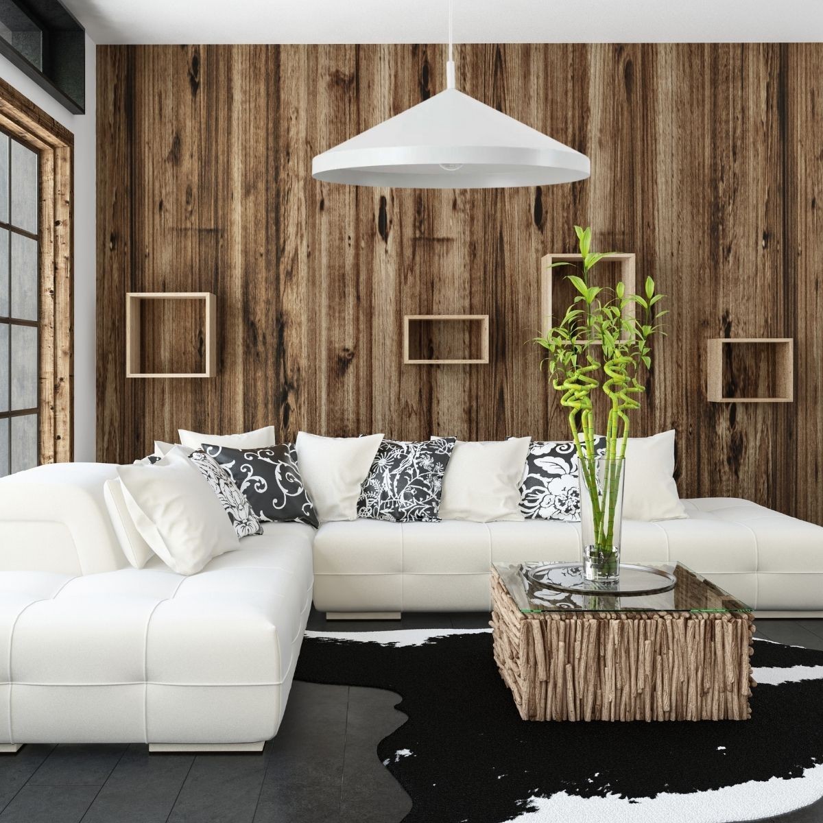 Suspension YURTA blanc, IDEAL LUX