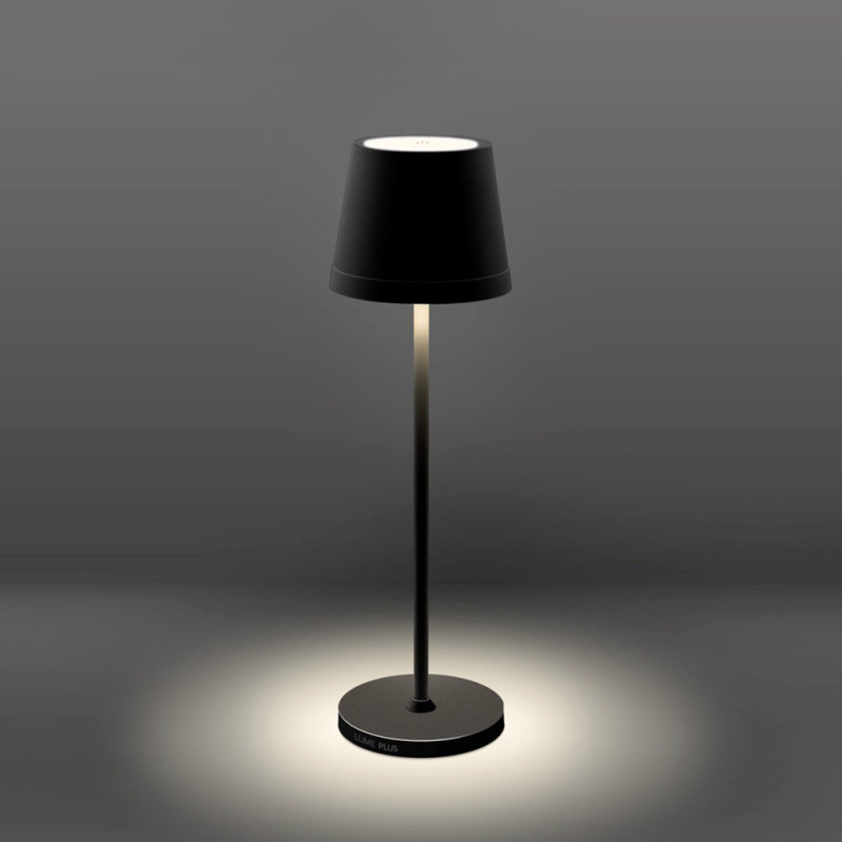 Lampe sans fil puissante extérieure Lume noir noir, MILLUMINE