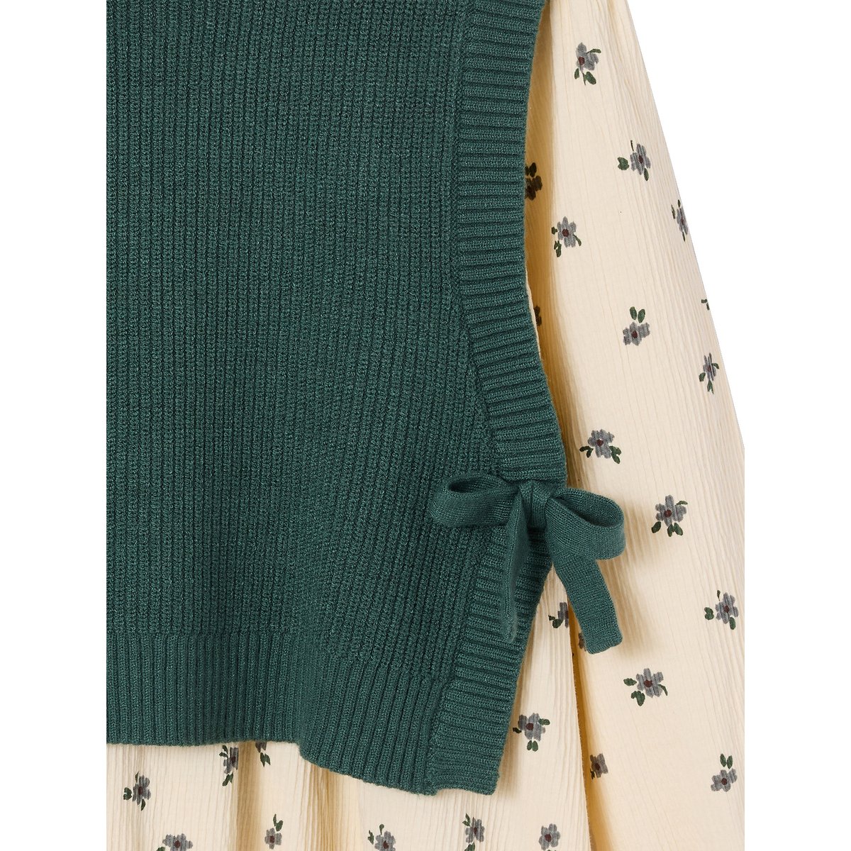Ensemble robe vert, VERTBAUDET