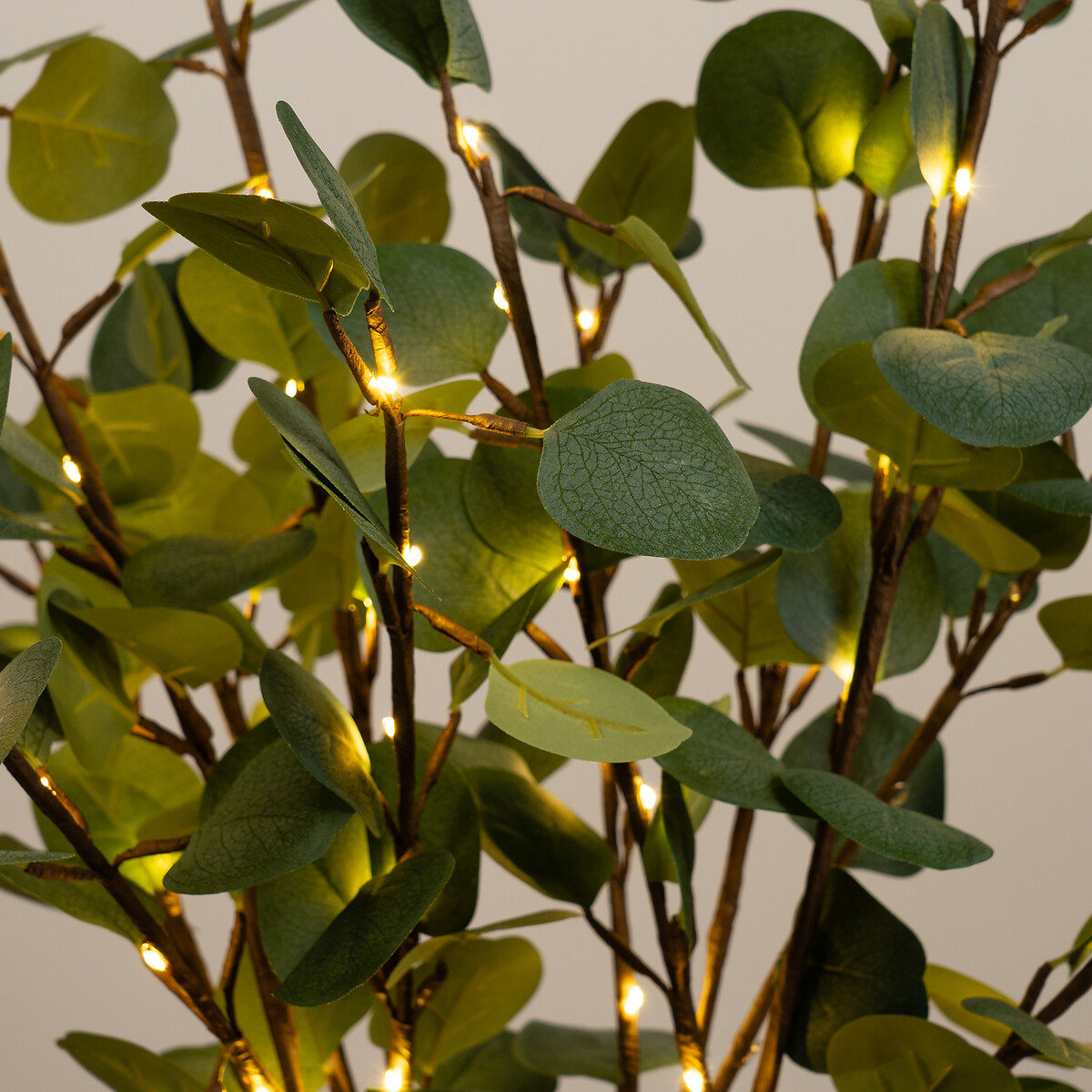 92cm Eucalyptus Branch with lights green, SO'HOME