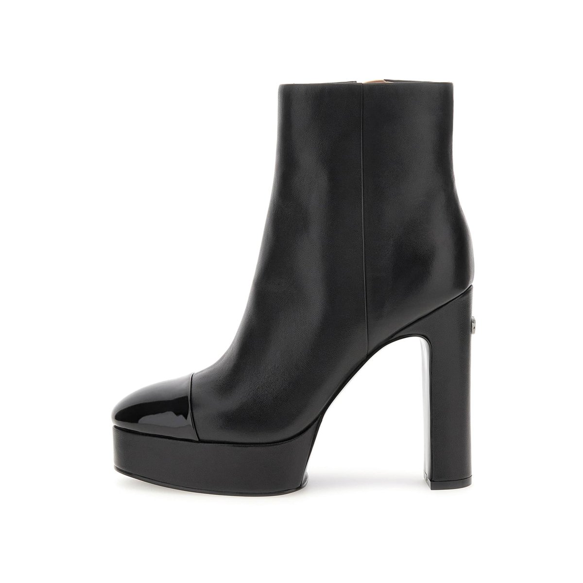 Bottines Pernita Cuir Mélangé noir, GUESS