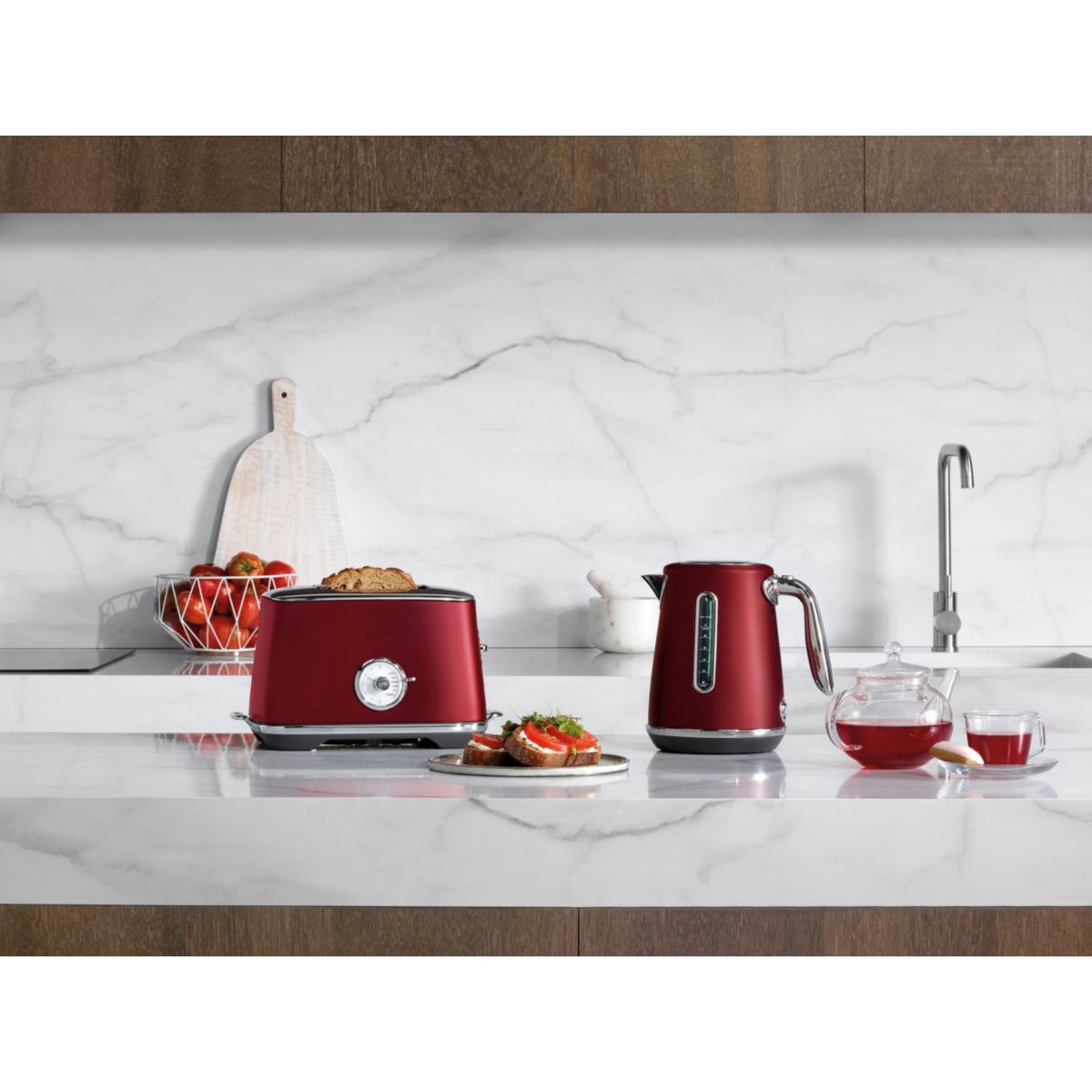 Bouilloire the Soft Top Luxe (rouge) couleur unique, SAGE APPLIANCES