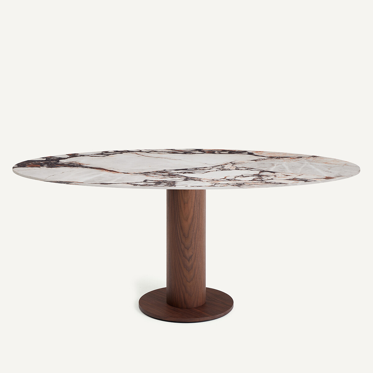 Pied de table plaqué noyer, Talmo noyer, AM.PM