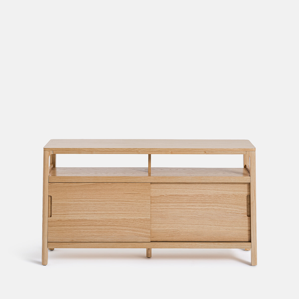 Móvel de lavatório duplo, largura 146 cm, TRESS folheado carvalho, LA REDOUTE INTERIEURS