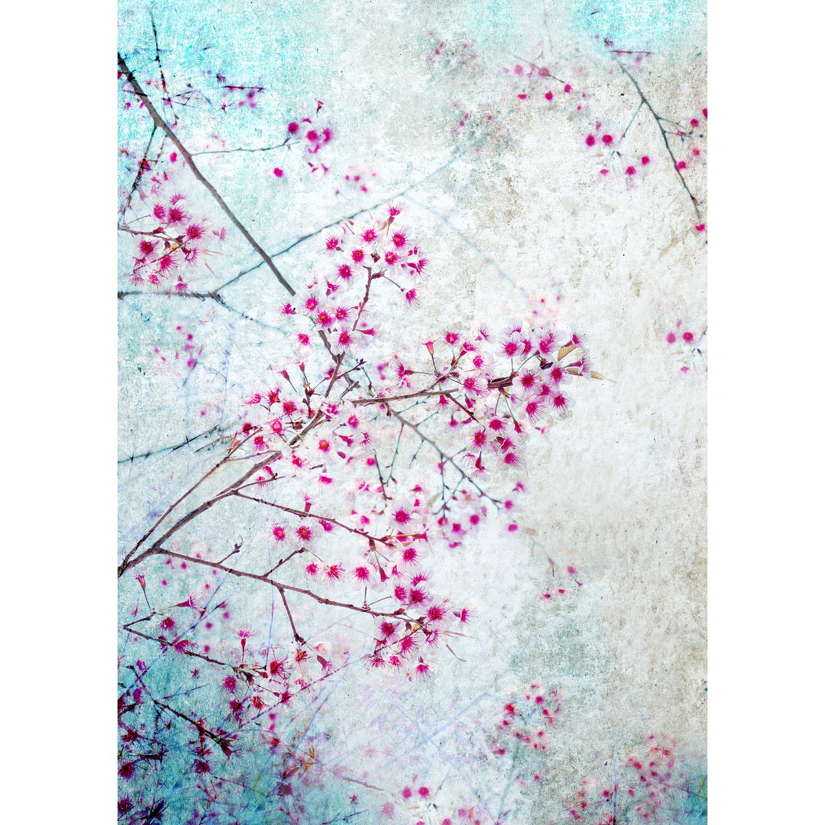 Papier peint panoramique BLOOM multicolore, LE PAPIERS DE NINON