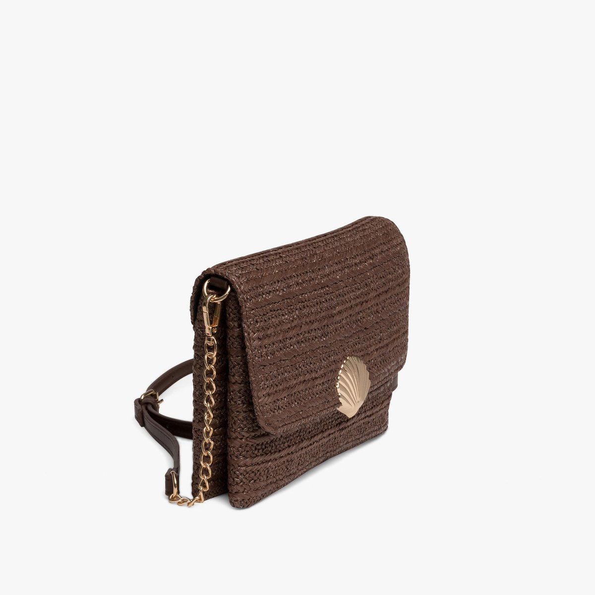 Sac Pochette ELEANA chocolat, BOCAGE