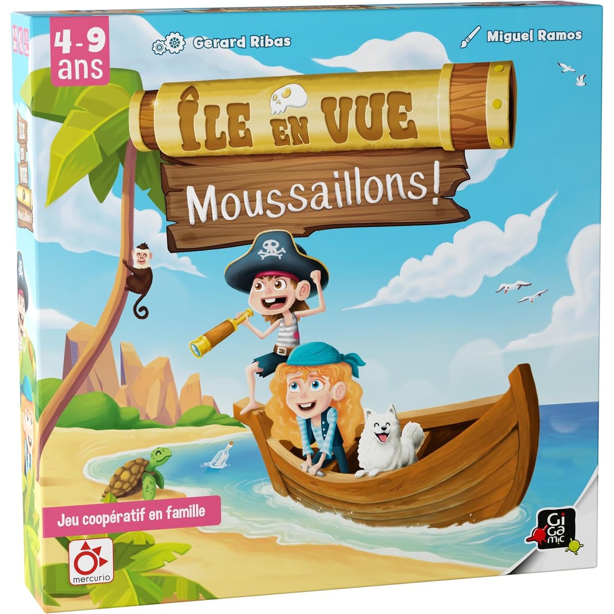 Ile en vue moussaillons bleu, GIGAMIC
