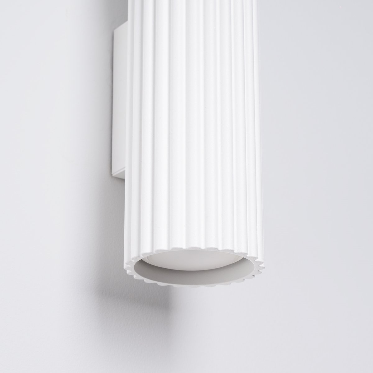 Applique Aluminium Blanc GU10 2 Karbon 30 blanc, EDEN