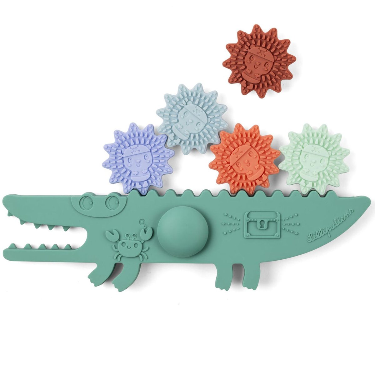 Balancier crocodile pour le bain multicolore, LILLIPUTIENS