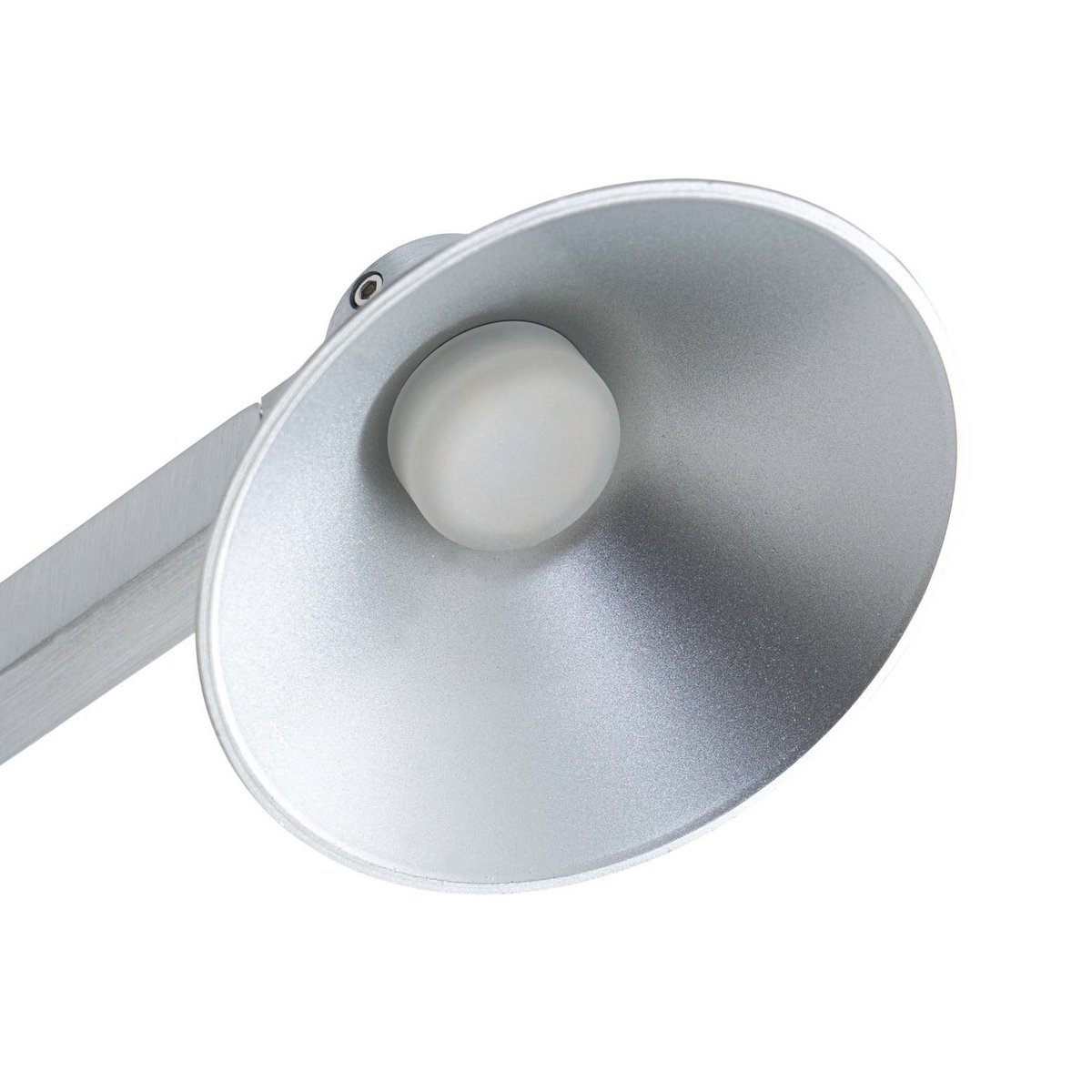 Applique en métal moderneLED, Steve couleur aluminium, LUCANDE