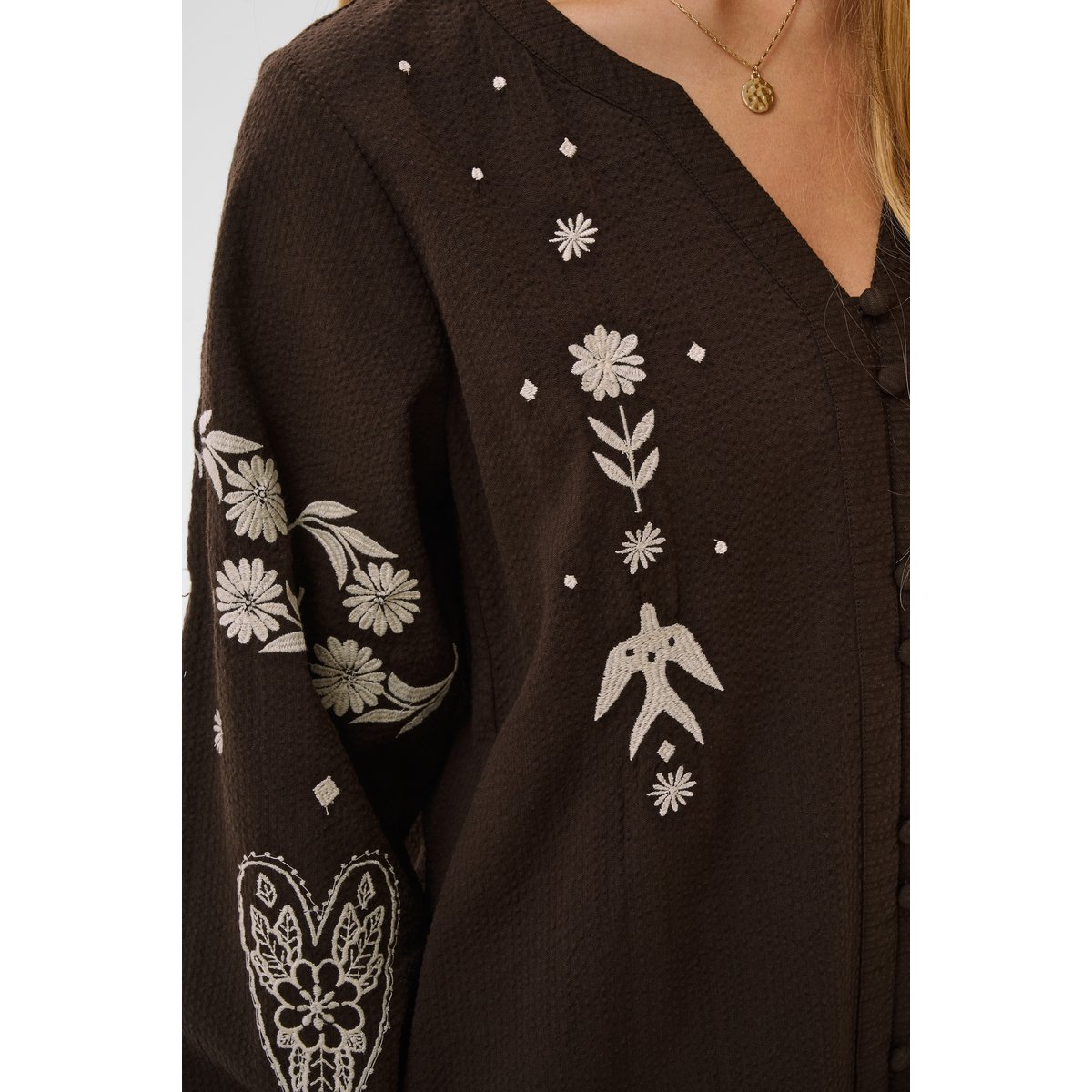 Robe marron java, CREAM